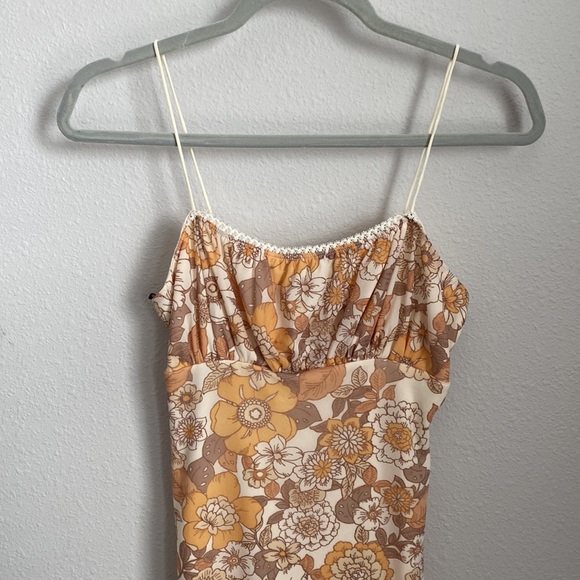 NWOT - FLORAL DRESS - FALL TONES - FOREVER 21 - NEVER WORN / NEW - Picture 3 of 14